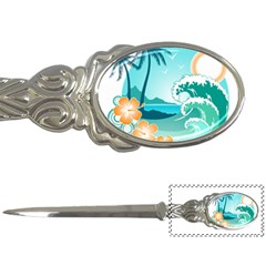 Paradise Heaven Holiday Beach Orange Ocean Letter Opener