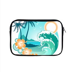 Paradise Heaven Holiday Beach Orange Ocean Apple Macbook Pro 15  Zipper Case by Jancukart