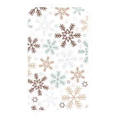 Christmas Background With Snowflake And Star Seamless Pattern Memory Card Reader (rectangular) by Jancukart