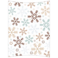 Christmas Background With Snowflake And Star Seamless Pattern Back Support Cushion