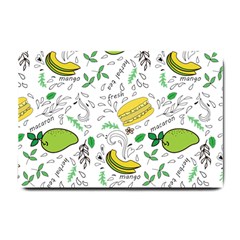 Hamburger With Fruits Seamless Pattern Small Doormat