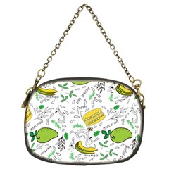 Hamburger With Fruits Seamless Pattern Chain Purse (two Sides)