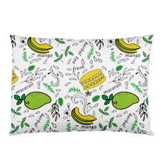 Hamburger With Fruits Seamless Pattern Pillow Case (two Sides)