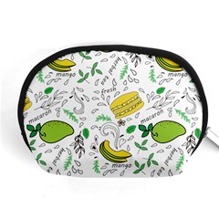 Hamburger With Fruits Seamless Pattern Accessory Pouch (medium) by Jancukart