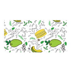 Hamburger With Fruits Seamless Pattern Satin Wrap 35  X 70 