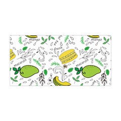 Hamburger With Fruits Seamless Pattern Yoga Headband