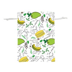 Hamburger With Fruits Seamless Pattern Lightweight Drawstring Pouch (l)