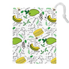 Hamburger With Fruits Seamless Pattern Drawstring Pouch (4xl)