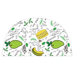 Hamburger With Fruits Seamless Pattern Anti Scalding Pot Cap