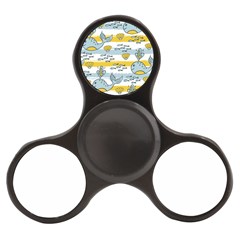 Cartoon Whale Seamless Background Finger Spinner