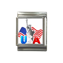 New York City Holiday United States Usa Italian Charm (13mm)