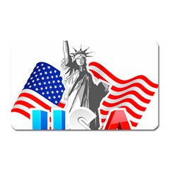 New York City Holiday United States Usa Magnet (rectangular) by Jancukart