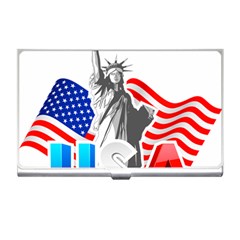 New York City Holiday United States Usa Business Card Holder