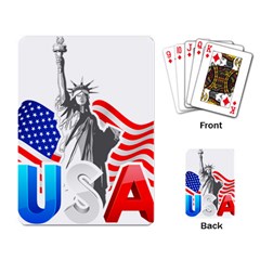 New York City Holiday United States Usa Playing Cards Single Design (rectangle) by Jancukart