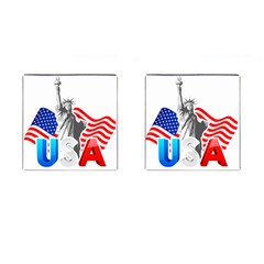 New York City Holiday United States Usa Cufflinks (square) by Jancukart