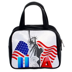 New York City Holiday United States Usa Classic Handbag (two Sides) by Jancukart