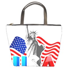 New York City Holiday United States Usa Bucket Bag by Jancukart