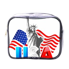 New York City Holiday United States Usa Mini Toiletries Bag (one Side)