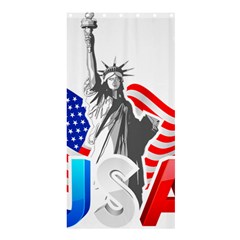 New York City Holiday United States Usa Shower Curtain 36  X 72  (stall)  by Jancukart