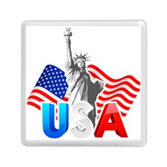 New York City Holiday United States Usa Memory Card Reader (square)