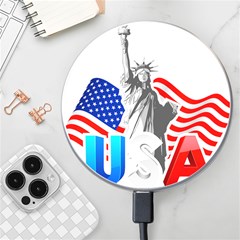 New York City Holiday United States Usa Wireless Charger by Jancukart