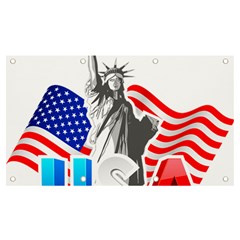 New York City Holiday United States Usa Banner And Sign 7  X 4  by Jancukart