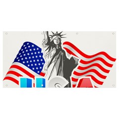 New York City Holiday United States Usa Banner And Sign 8  X 4 