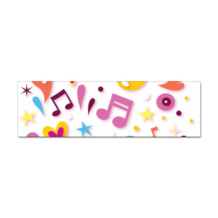 Love Cute Cartoon Seamless Shading Sticker (Bumper)