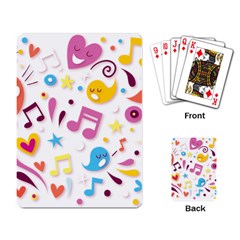 Love Cute Cartoon Seamless Shading Playing Cards Single Design (rectangle)