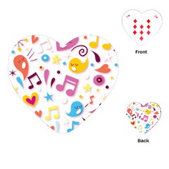 Love Cute Cartoon Seamless Shading Playing Cards Single Design (heart)