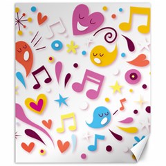 Love Cute Cartoon Seamless Shading Canvas 20  X 24 