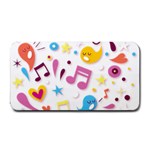 Love Cute Cartoon Seamless Shading Medium Bar Mat 16 x8.5  Bar Mat