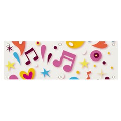 Love Cute Cartoon Seamless Shading Banner And Sign 6  X 2 