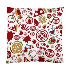 Pizza Seamless Pattern Background Standard Cushion Case (one Side)