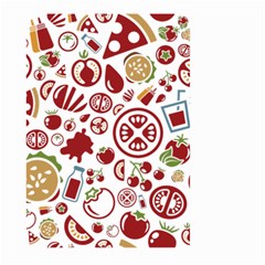 Pizza Seamless Pattern Background Large Garden Flag (two Sides)