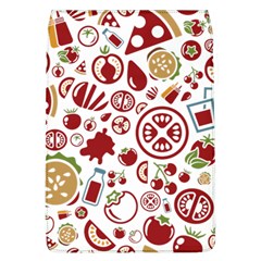 Pizza Seamless Pattern Background Removable Flap Cover (l)