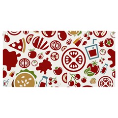 Pizza Seamless Pattern Background Banner And Sign 4  X 2 