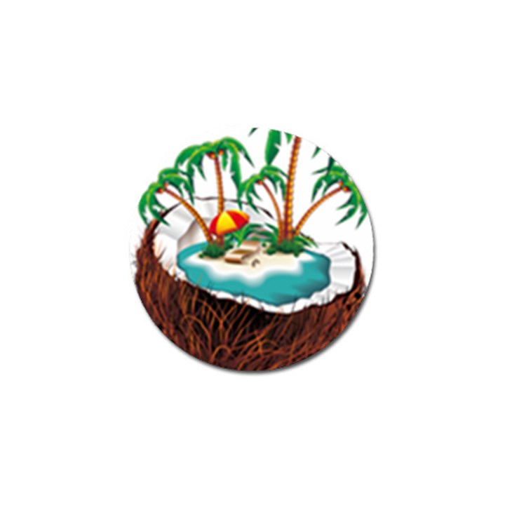 Coconut And Holiday Beach Food Golf Ball Marker (10 pack)