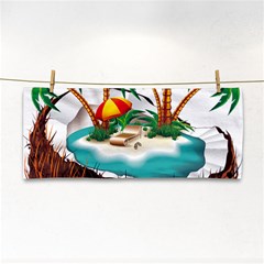 Coconut And Holiday Beach Food Hand Towel