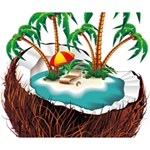 Coconut And Holiday Beach Food Deluxe Canvas 14  x 11  (Stretched) 14  x 11  x 1.5  Stretched Canvas