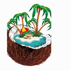 Coconut And Holiday Beach Food Small Garden Flag (two Sides)