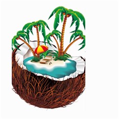 Coconut And Holiday Beach Food Large Garden Flag (two Sides)