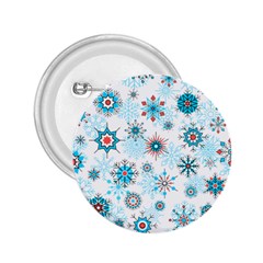 Beautifule Snowflake Decorative Pattern Seamless 2 25  Buttons