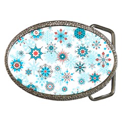 Beautifule Snowflake Decorative Pattern Seamless Belt Buckles