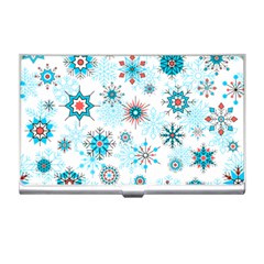 Beautifule Snowflake Decorative Pattern Seamless Business Card Holder