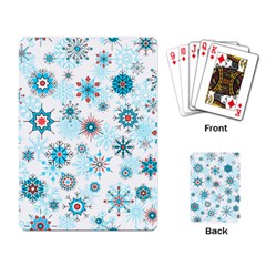 Beautifule Snowflake Decorative Pattern Seamless Playing Cards Single Design (rectangle)