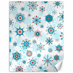 Beautifule Snowflake Decorative Pattern Seamless Canvas 12  X 16  by Jancukart