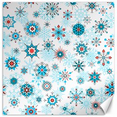 Beautifule Snowflake Decorative Pattern Seamless Canvas 16  X 16 