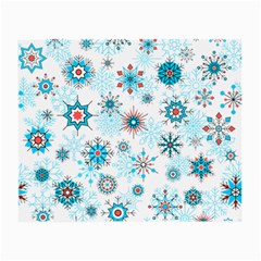 Beautifule Snowflake Decorative Pattern Seamless Small Glasses Cloth (2 Sides) by Jancukart