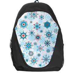 Beautifule Snowflake Decorative Pattern Seamless Backpack Bag